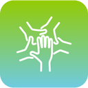 Team network icon symbolizing people operations